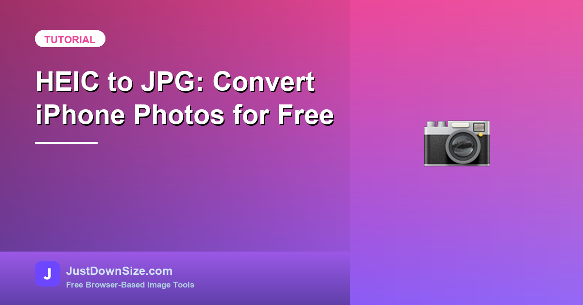 HEIC to JPG: How to Convert iPhone Photos for Free