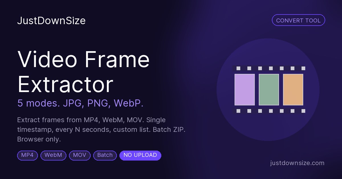 Video Extractor Module Video Frame Extractor Free Online — Extract Frames from Video ...